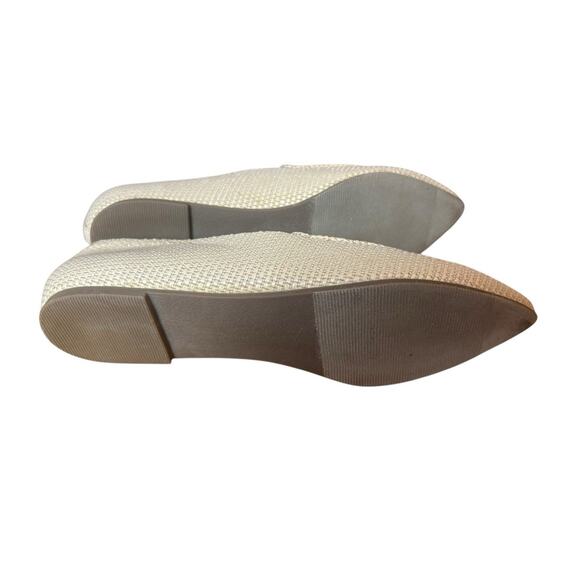 Just Fab Pointed Espadrille Flat Loafer Lightweight Slip On Size 9.5. New - Picture 4 of 5